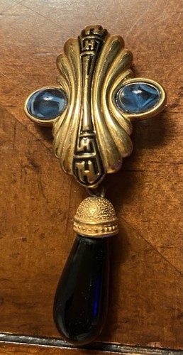 Orecchini fendi blu gripoix - orecchini,