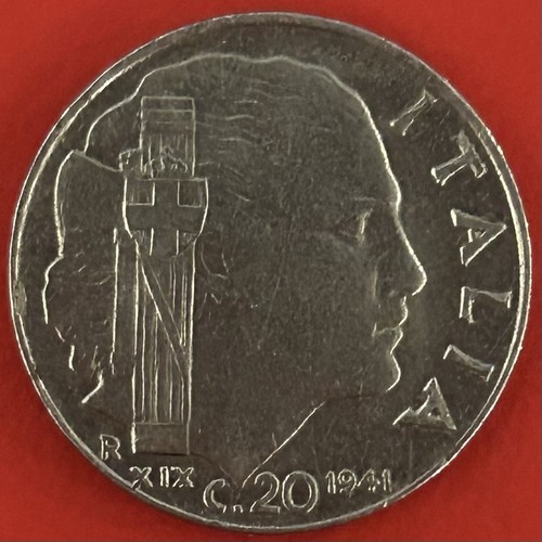 Moneta italia 20 - 1941,