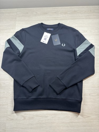 Felpa fred perry manica - fred, a