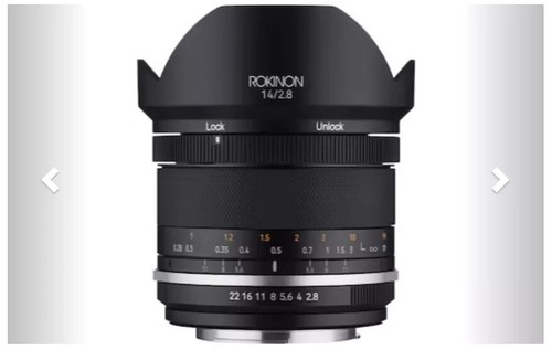 Obiettivo 14mm rokinon - obiettivo,