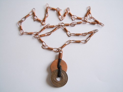 Collana rame con ciondolo - rame,