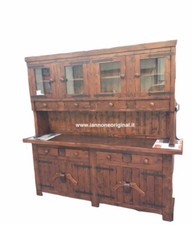 Credenza cristalliera rustica - credenza,