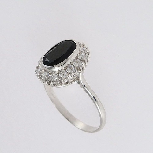 Anello oro bianco con - anello, 18