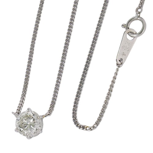 Collana con ciondolo diamante