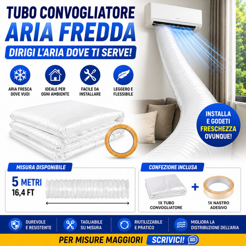 Tubo convogliatore aria - convogliatore,