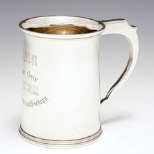 Silver Half Pint Tankard 1824