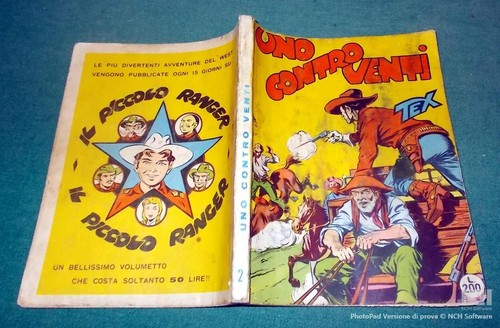 Tex spillato aut 2926 - 2, aut.