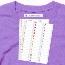 150 Etichette Termoadesive per