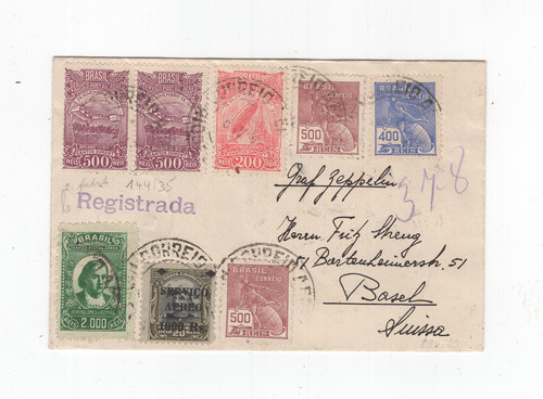1932 brasile zeppelin lettera - 1932,
