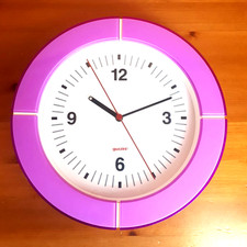 Guzzini Orologio i-clock Home da parete Fucsia bianco moderno design italiano
