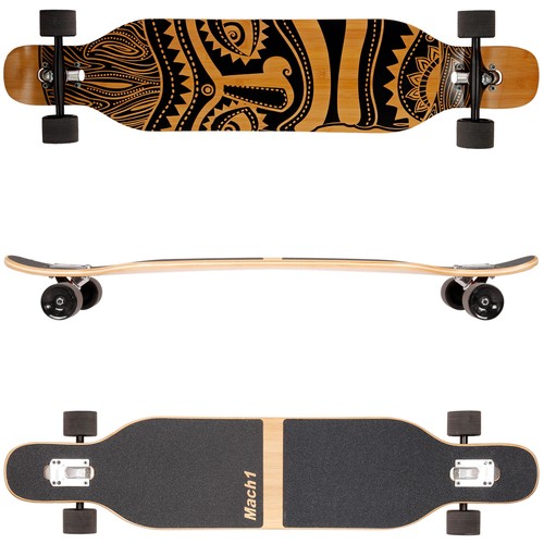 Longboard bambù mach1 con - in,