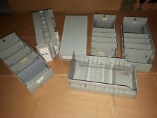 KIT 6 CASSETTI IN FERRO 30x15x10 PER SCAFFALE RICAMBI