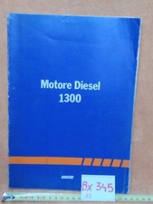 FIAT AUTO - MOTORE DIESEL 1300 - MANUALI D'OFFICINA
