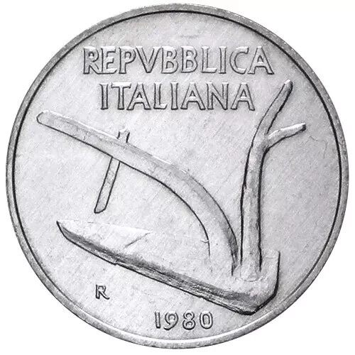Lire 1980 spighe repubblica - lire,