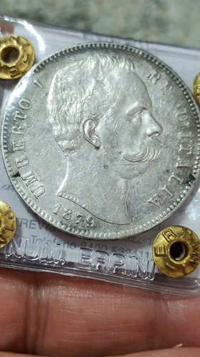 Varietà lire umberto 1879 - lire,