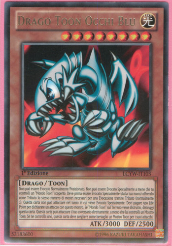 Drago toon occhi blu - toon,