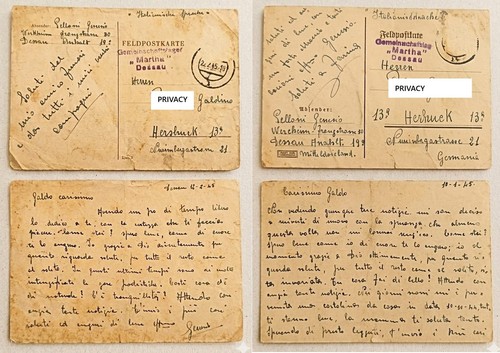 Lotto cartoline feldpost - lotto, 2