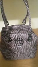 Borsa donna a mano Roccoboracco grigio maculato