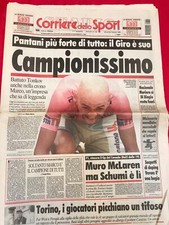 ❤️❤️ CICLISMO CAMPIONISSIMO CORRIERE DELLO SPORT PANTANI PIRATA GIRO ITALIA TOUR
