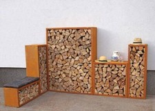 Scaffale per legna da ardere