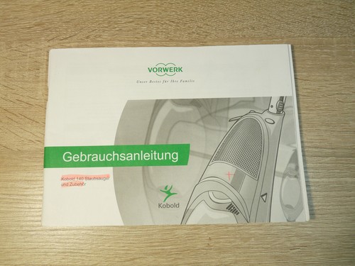 Gebrauchsanleitung vorwerk - gebrauchsanleitung,