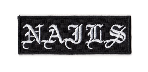 Patch unghie ricamata cucita - ricamata,