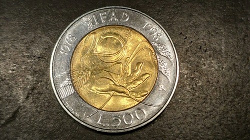 Moneta 500 lire - 500, ifad