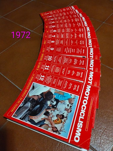 Motociclismo anno 1972 - motociclismo,