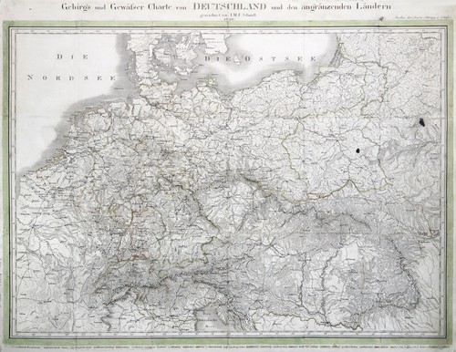 Germania mappa acque originale - germania,