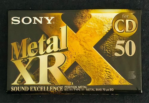 Audio cassette metal sony - cassette, xr