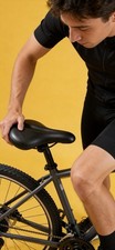Sedile Bici Ampio Comfort Nero