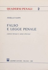 Falso e Legge Penale Codice