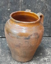 Antica Brocca Pignata In Terra Cotta Inizio 900. Altezza 20 Cm. Prof. 15 Cm.