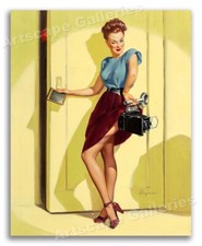 Poster Pin-Up Vintage "Questo