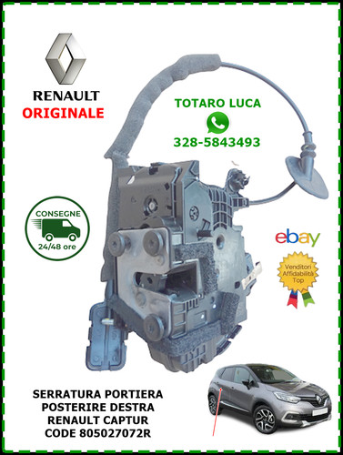 Serratura portiera sportello
