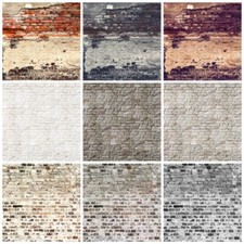 FINTI MATTONI Fotomurale Carta da Parati in TNT / Pelicola adesiva f-A-0503-a-b