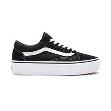 Vans Old Skool Platform - Nero/Bianco