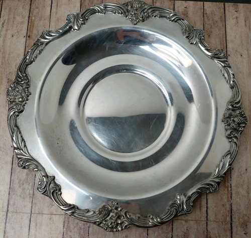Vassoio piatto argento vintage