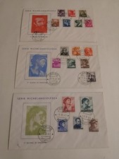 3 Buste primo giorno emissione