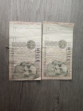 1000 Lire Mille Italy 1982