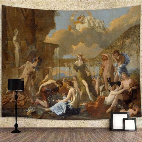 Mitologia greca chloris - greca, arazzo