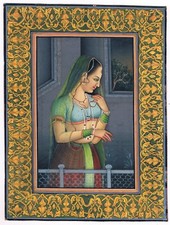 Mano Miniatura Art Dipinto Di