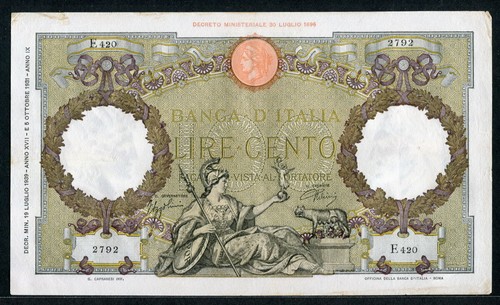 Italia 1937 1942 100 - italia, 1937-1942