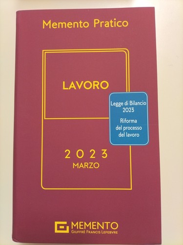 Memento pratico lavoro - memento,
