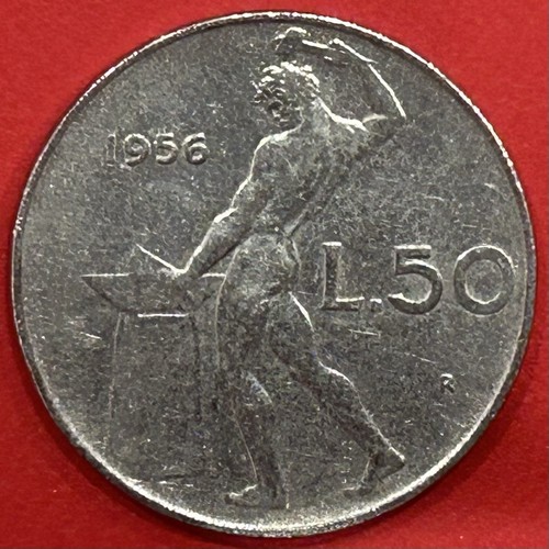 Moneta lire - moneta, 1956