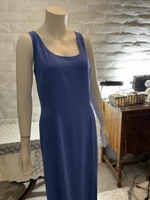 Abito da sera blu fiordaliso