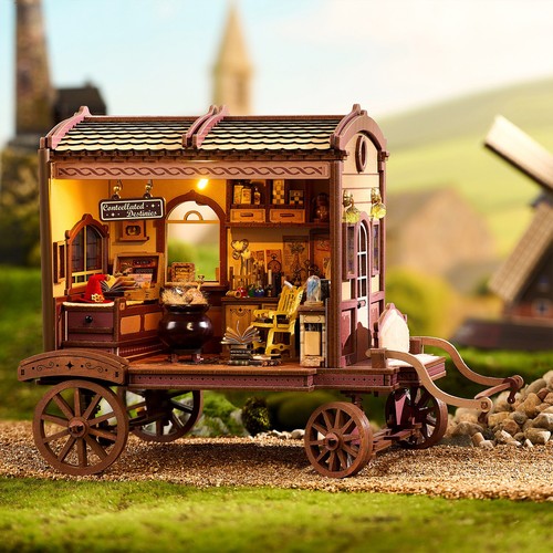 Puzzle legno carrozza - puzzle, 3d