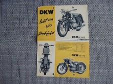 Brochure depliant DKW RT 125
