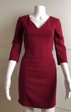 VESTITO DRESS SIZE S ZARA ROSSO ELASTICIZZATO ADERENTE SEXY WOMAN RED STRETCH