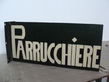 INSEGNA PARRUCCHIERE BARBIERE TARGA OLD SIGN 